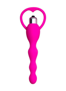 Chapelet anal rose vibrant - AOP-057PNK